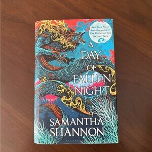 A Day of Fallen Night by Samantha Shannon Hardcover Book